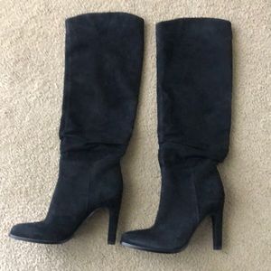 Black Suede Boots! NWOT!